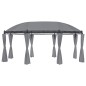 Pavillon mit Vorhängen 520x349x255 cm Anthrazit Pavillon mit Vorhängen 520x349x255 cm Anthrazit