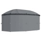 Pavillon mit Vorhängen 520x349x255 cm Anthrazit Pavillon mit Vorhängen 520x349x255 cm Anthrazit