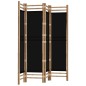 4-tlg. Paravent Faltbar 160 cm Bambus und Canvas 4-tlg. Paravent Faltbar 160 cm Bambus und Canvas