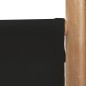 4-tlg. Paravent Faltbar 160 cm Bambus und Canvas 4-tlg. Paravent Faltbar 160 cm Bambus und Canvas