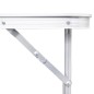 Klappbarer Campingtisch mit 4 Hocker Höhenverstellbar 180x60 cm Klappbarer Campingtisch mit 4 Hocker Höhenverstellbar 180x60 cm