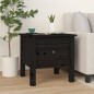Beistelltische 2 Stk. Schwarz 40x40x39 cm Massivholz Kiefer Beistelltische 2 Stk. Schwarz 40x40x39 cm Massivholz Kiefer