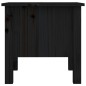 Beistelltische 2 Stk. Schwarz 40x40x39 cm Massivholz Kiefer Beistelltische 2 Stk. Schwarz 40x40x39 cm Massivholz Kiefer