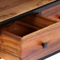 vidaXL TV-Schrank 120x30x40 cm Massives Altholz und Stahl vidaXL TV-Schrank 120x30x40 cm Massives Altholz und Stahl