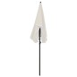 Sonnenschirm mit Mast 200x130 cm Sandfarben Sonnenschirm mit Mast 200x130 cm Sandfarben