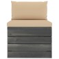 vidaXL 2-tlg. Garten-Sofagarnitur aus Paletten mit Kissen Kiefernholz vidaXL 2-tlg. Garten-Sofagarnitur aus Paletten mit Kissen Kiefernholz
