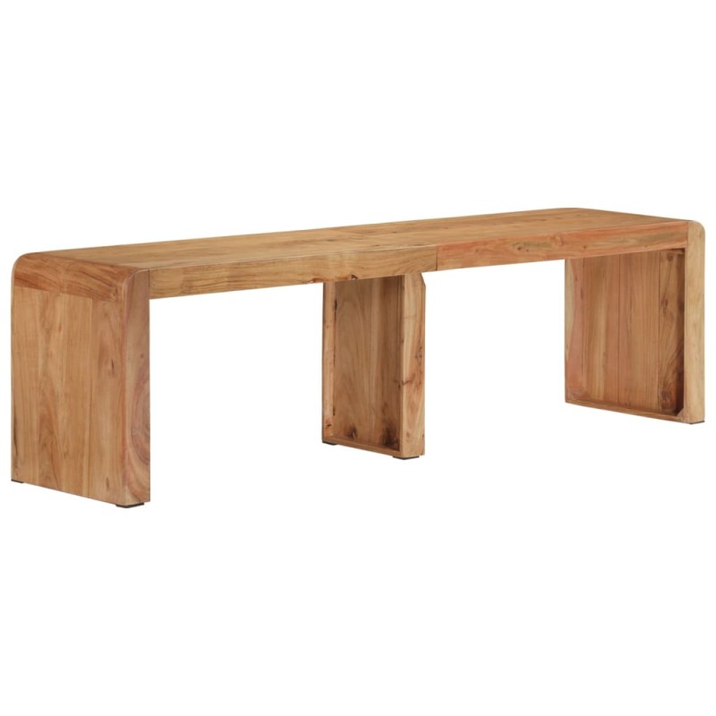 Sitzbank 160x38x45 cm Massivholz Akazie Sitzbank 160x38x45 cm Massivholz Akazie
