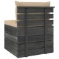 vidaXL 2-tlg. Garten-Sofagarnitur aus Paletten mit Kissen Kiefernholz vidaXL 2-tlg. Garten-Sofagarnitur aus Paletten mit Kissen Kiefernholz