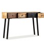 vidaXL Konsolentisch Recyceltes Teak Massiv 120 x 30 x 76 cm vidaXL Konsolentisch Recyceltes Teak Massiv 120 x 30 x 76 cm