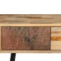 vidaXL Konsolentisch Recyceltes Teak Massiv 120 x 30 x 76 cm vidaXL Konsolentisch Recyceltes Teak Massiv 120 x 30 x 76 cm