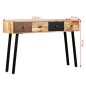 vidaXL Konsolentisch Recyceltes Teak Massiv 120 x 30 x 76 cm vidaXL Konsolentisch Recyceltes Teak Massiv 120 x 30 x 76 cm