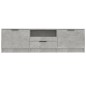 vidaXL TV-Schrank Betongrau 140x35x40 cm Holzwerkstoff vidaXL TV-Schrank Betongrau 140x35x40 cm Holzwerkstoff
