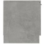 vidaXL TV-Schrank Betongrau 140x35x40 cm Holzwerkstoff vidaXL TV-Schrank Betongrau 140x35x40 cm Holzwerkstoff