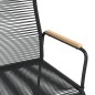 Garten-Schaukelstuhl Schwarz 59x79,5x104 cm PVC Rattan Garten-Schaukelstuhl Schwarz 59x79,5x104 cm PVC Rattan