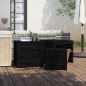 3-tlg. Gartenbox-Set Schwarz Massivholz Kiefer 3-tlg. Gartenbox-Set Schwarz Massivholz Kiefer