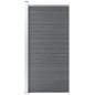 Zaunelement WPC 95x186 cm Grau Zaunelement WPC 95x186 cm Grau