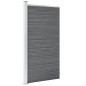 Zaunelement WPC 95x186 cm Grau Zaunelement WPC 95x186 cm Grau