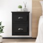 Wand-Nachttische 2 Stk. Schwarz 41,5x36x53 cm Wand-Nachttische 2 Stk. Schwarz 41,5x36x53 cm
