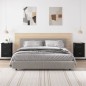 Wand-Nachttische 2 Stk. Schwarz 41,5x36x53 cm Wand-Nachttische 2 Stk. Schwarz 41,5x36x53 cm