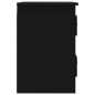Wand-Nachttische 2 Stk. Schwarz 41,5x36x53 cm Wand-Nachttische 2 Stk. Schwarz 41,5x36x53 cm