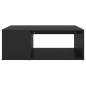 vidaXL Couchtisch Schwarz 90x67x33 cm Holzwerkstoff vidaXL Couchtisch Schwarz 90x67x33 cm Holzwerkstoff