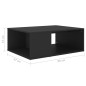 vidaXL Couchtisch Schwarz 90x67x33 cm Holzwerkstoff vidaXL Couchtisch Schwarz 90x67x33 cm Holzwerkstoff