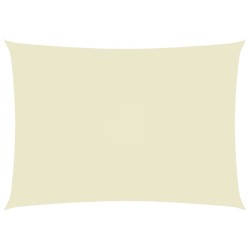 vidaXL Sonnensegel Oxford-Gewebe Rechteckig 3x4,5 m Creme
