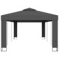 Pavillon mit Doppeldach 3 x 6 m Anthrazit Pavillon mit Doppeldach 3 x 6 m Anthrazit