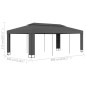 Pavillon mit Doppeldach 3 x 6 m Anthrazit Pavillon mit Doppeldach 3 x 6 m Anthrazit