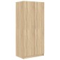 vidaXL Kleiderschrank Sonoma-Eiche 80x52x180 cm Holzwerkstoff vidaXL Kleiderschrank Sonoma-Eiche 80x52x180 cm Holzwerkstoff
