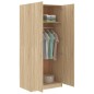 vidaXL Kleiderschrank Sonoma-Eiche 80x52x180 cm Holzwerkstoff vidaXL Kleiderschrank Sonoma-Eiche 80x52x180 cm Holzwerkstoff