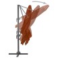 Ampelschirm mit Aluminium-Mast Terrakotta-Rot 300x300 cm Ampelschirm mit Aluminium-Mast Terrakotta-Rot 300x300 cm
