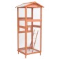 vidaXL Vogelkäfig 68x62x166 cm Massivholz Fichte vidaXL Vogelkäfig 68x62x166 cm Massivholz Fichte