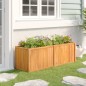vidaXL Hochbeet 150x50x50 cm Massivholz Teak vidaXL Hochbeet 150x50x50 cm Massivholz Teak