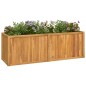vidaXL Hochbeet 150x50x50 cm Massivholz Teak vidaXL Hochbeet 150x50x50 cm Massivholz Teak