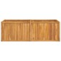 vidaXL Hochbeet 150x50x50 cm Massivholz Teak vidaXL Hochbeet 150x50x50 cm Massivholz Teak