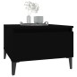 Beistelltische 2 Stk. Schwarz 50x46x35 cm Holzwerkstoff Beistelltische 2 Stk. Schwarz 50x46x35 cm Holzwerkstoff