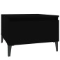 Beistelltische 2 Stk. Schwarz 50x46x35 cm Holzwerkstoff Beistelltische 2 Stk. Schwarz 50x46x35 cm Holzwerkstoff