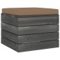 Garten-Paletten-Hocker 2 Stk. mit Kissen Kiefer Massivholz Garten-Paletten-Hocker 2 Stk. mit Kissen Kiefer Massivholz