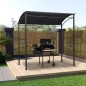 BBQ-Pavillon 215x150x220 cm Anthrazit Stahl BBQ-Pavillon 215x150x220 cm Anthrazit Stahl