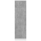 Kühlumbauschrank Betongrau 60x57x207 cm Holzwerkstoff Kühlumbauschrank Betongrau 60x57x207 cm Holzwerkstoff