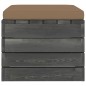 Garten-Paletten-Hocker 2 Stk. mit Kissen Kiefer Massivholz Garten-Paletten-Hocker 2 Stk. mit Kissen Kiefer Massivholz