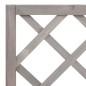 Garten-Spalier mit Blumenkasten Grau 70x30x135 cm Tannenholz Garten-Spalier mit Blumenkasten Grau 70x30x135 cm Tannenholz