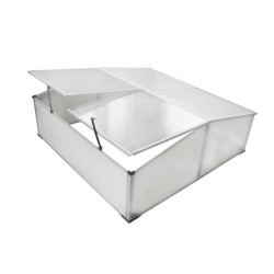 Frühbeet mit 4 Deckeln