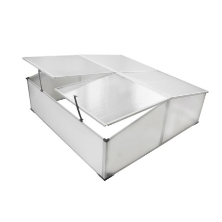 Frühbeet mit 4 Deckeln