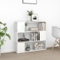 vidaXL Bücherregal Raumteiler Hochglanz-Weiß 100x24x94 cm vidaXL Bücherregal Raumteiler Hochglanz-Weiß 100x24x94 cm