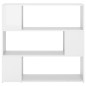 vidaXL Bücherregal Raumteiler Hochglanz-Weiß 100x24x94 cm vidaXL Bücherregal Raumteiler Hochglanz-Weiß 100x24x94 cm