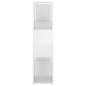 vidaXL Bücherregal Raumteiler Hochglanz-Weiß 100x24x94 cm vidaXL Bücherregal Raumteiler Hochglanz-Weiß 100x24x94 cm