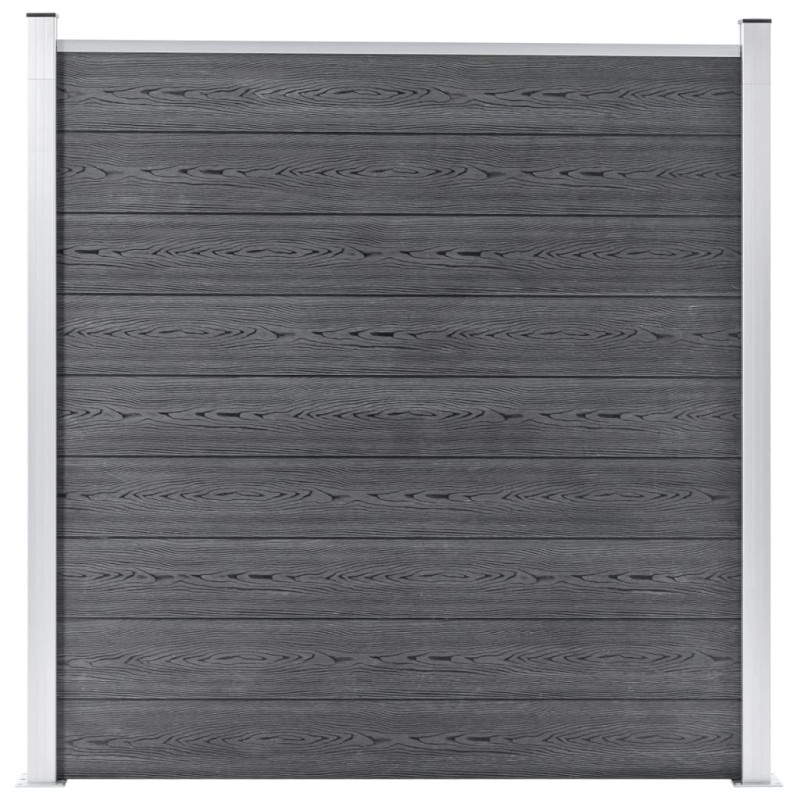 Gartenzaun WPC 180×186 cm Grau Gartenzaun WPC 180×186 cm Grau