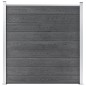 Gartenzaun WPC 180×186 cm Grau Gartenzaun WPC 180×186 cm Grau